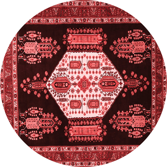 Machine Washable Persian Red Traditional Rug, wshtr1544red