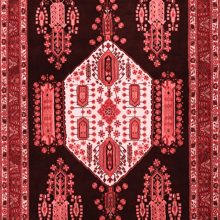 Machine Washable Persian Red Traditional Rug, wshtr1544red