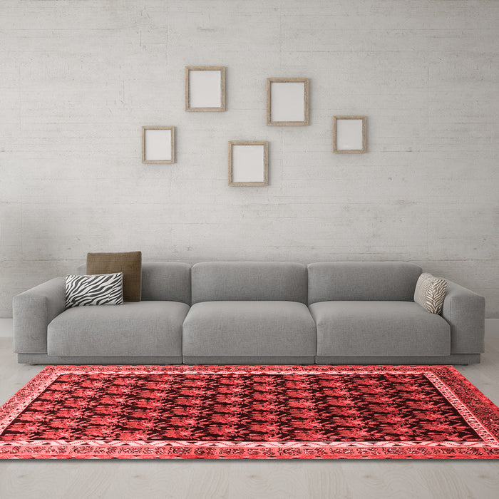 Traditional Red Washable Rugs