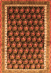 Persian Orange Traditional Rug, tr1545org