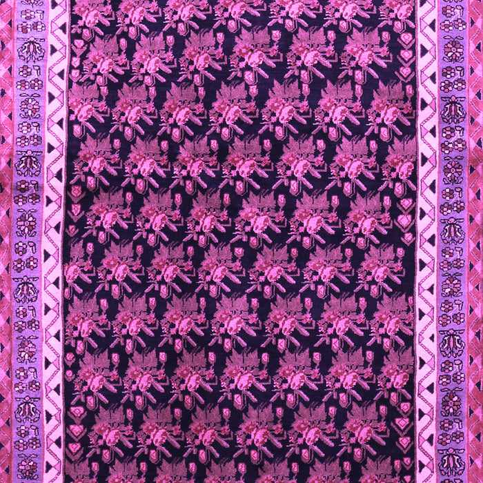 Machine Washable Persian Purple Traditional Area Rugs, wshtr1545pur