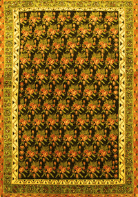 Persian Yellow Traditional Rug, tr1545yw