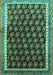 Persian Turquoise Traditional Rug, tr1545turq