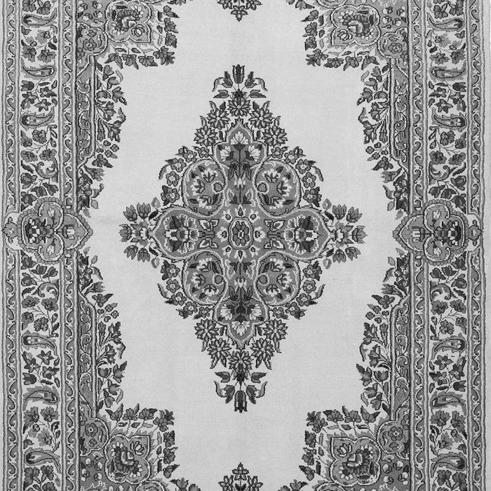 Medallion Gray Traditional Rug, tr1546gry