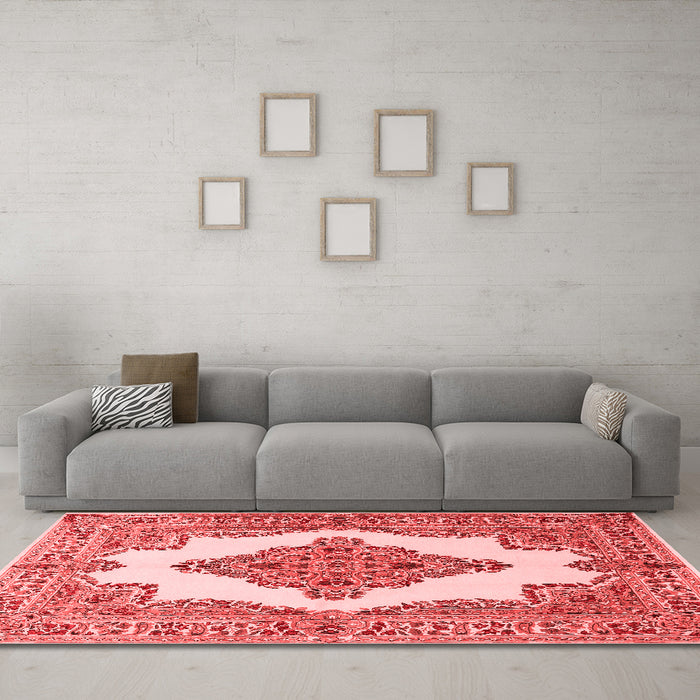 Traditional Red Washable Rugs