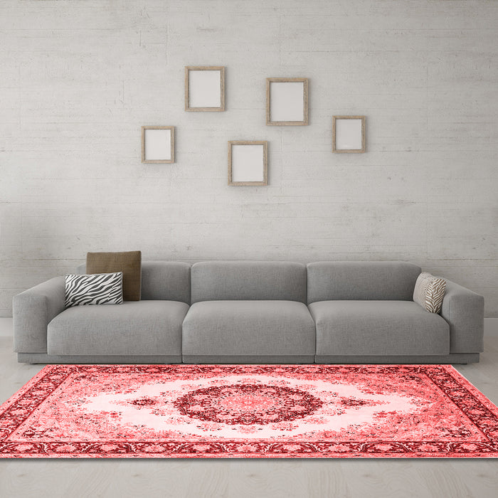 Traditional Red Washable Rugs