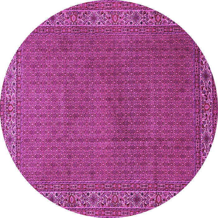 Round Persian Pink Traditional Rug, tr1548pnk