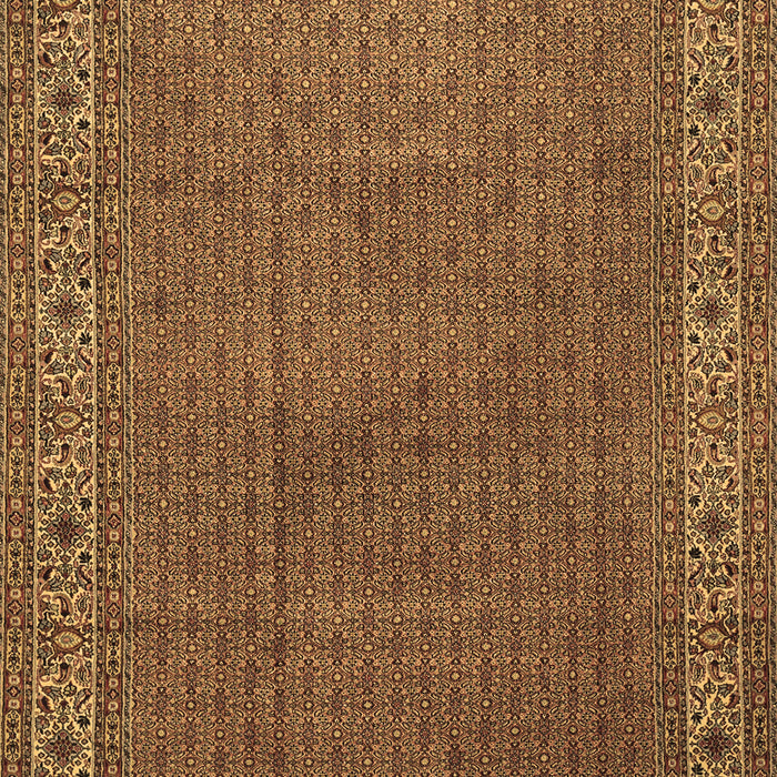 Machine Washable Persian Brown Traditional Rug, wshtr1548brn