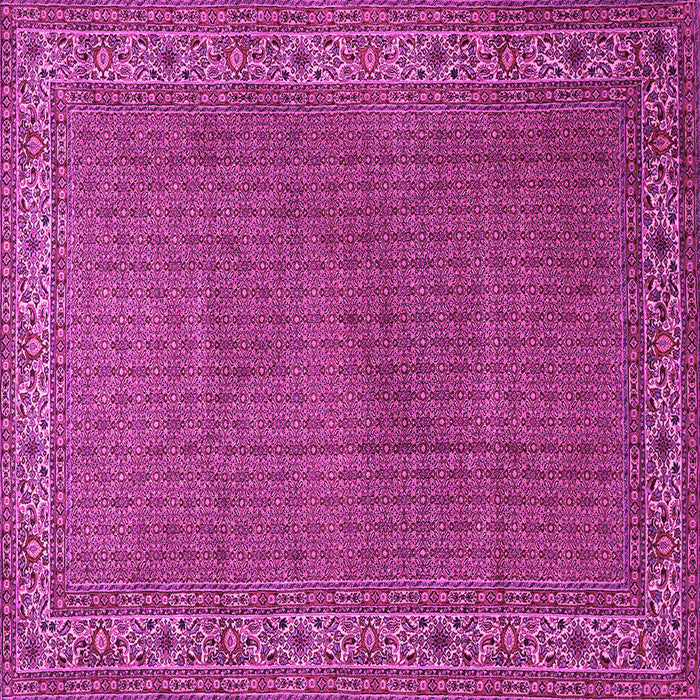 Square Persian Pink Traditional Rug, tr1548pnk