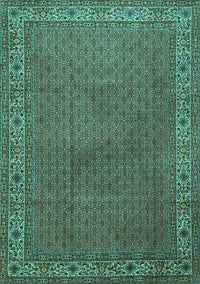 Persian Turquoise Traditional Rug, tr1548turq