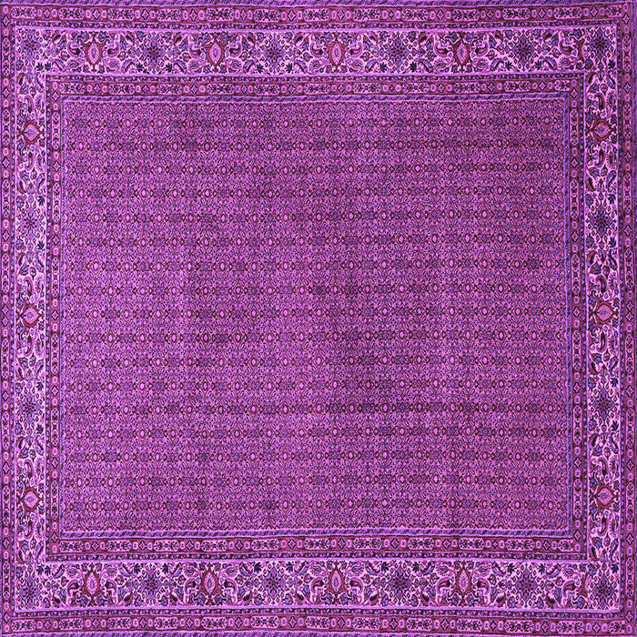 Square Persian Purple Traditional Rug, tr1548pur