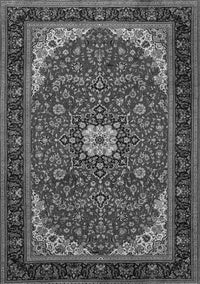 Medallion Gray Traditional Rug, tr1549gry