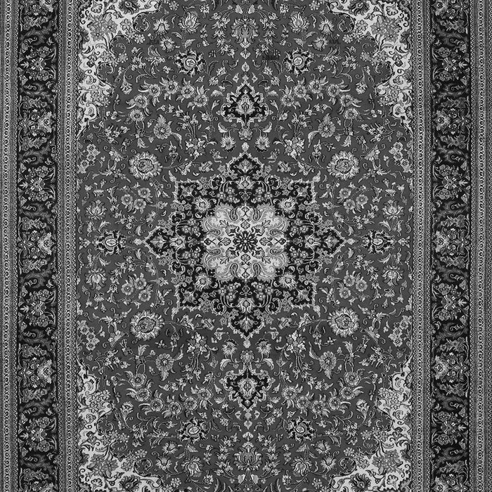 Medallion Gray Traditional Rug, tr1549gry