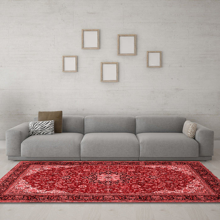 Traditional Red Washable Rugs