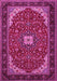 Medallion Pink Traditional Rug, tr1549pnk