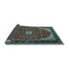 Sideview of Medallion Light Blue Traditional Rug, tr1549lblu