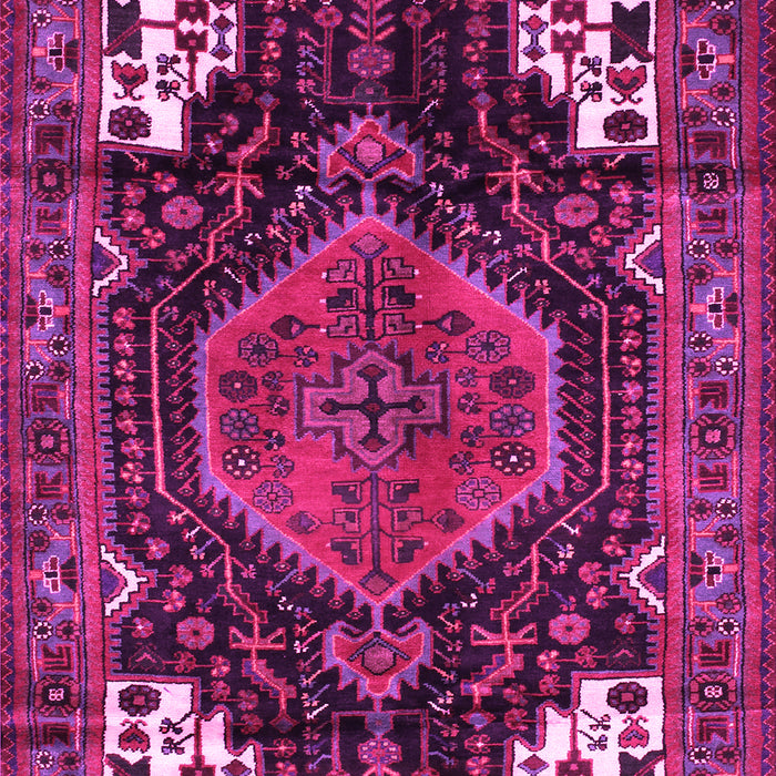 Machine Washable Persian Pink Traditional Rug, wshtr154pnk