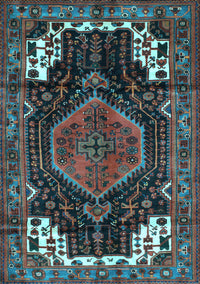 Persian Light Blue Traditional Rug, tr154lblu