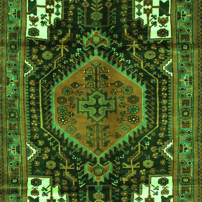 Persian Green Traditional Rug, tr154grn