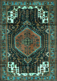 Persian Turquoise Traditional Rug, tr154turq