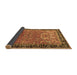 Sideview of Persian Brown Traditional Rug, tr1550brn