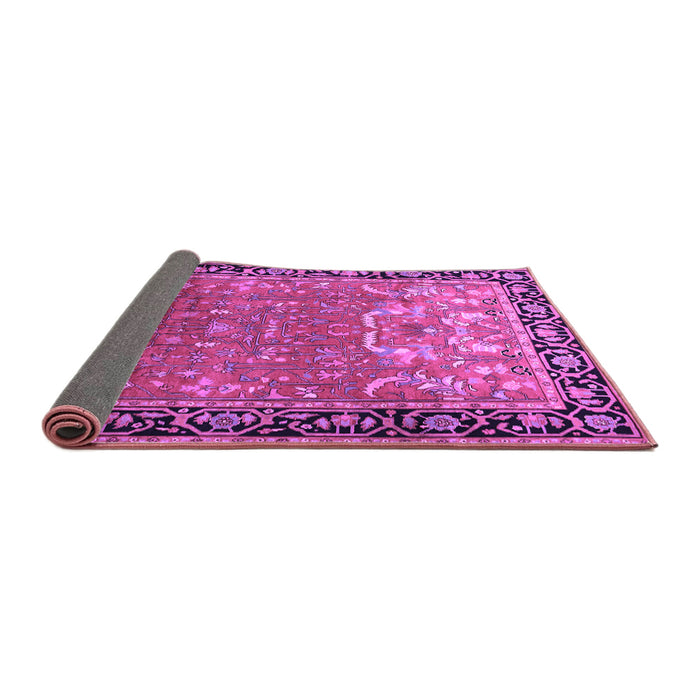 Sideview of Persian Purple Traditional Rug, tr1550pur