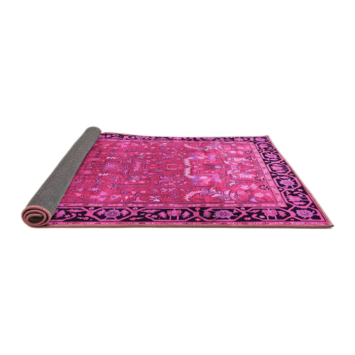 Sideview of Persian Pink Traditional Rug, tr1550pnk