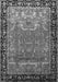 Serging Thickness of Machine Washable Persian Gray Traditional Rug, wshtr1550gry