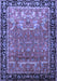 Machine Washable Persian Blue Traditional Rug, wshtr1550blu