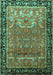 Persian Turquoise Traditional Rug, tr1550turq