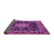 Sideview of Persian Purple Traditional Rug, tr1551pur