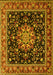 Machine Washable Persian Yellow Traditional Rug, wshtr1551yw