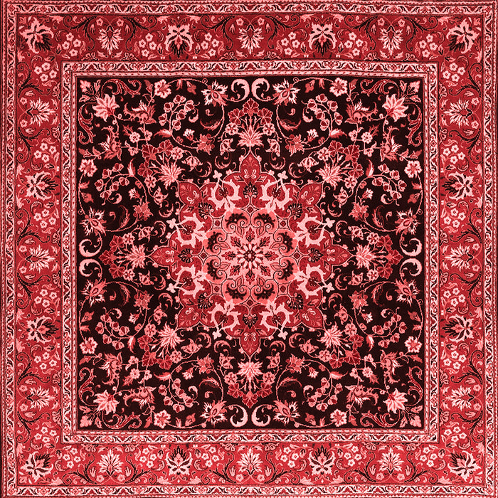 Machine Washable Persian Red Traditional Rug, wshtr1551red