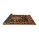 Sideview of Persian Brown Traditional Rug, tr1551brn