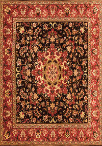 Persian Orange Traditional Rug, tr1551org
