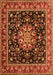 Persian Orange Traditional Rug, tr1551org