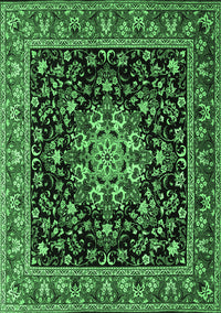 Persian Emerald Green Traditional Rug, tr1551emgrn