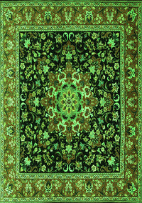 Persian Green Traditional Rug, tr1551grn