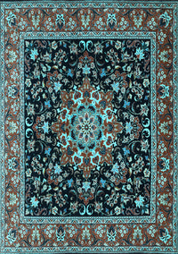 Persian Light Blue Traditional Rug, tr1551lblu