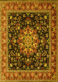 Persian Yellow Traditional Rug, tr1551yw