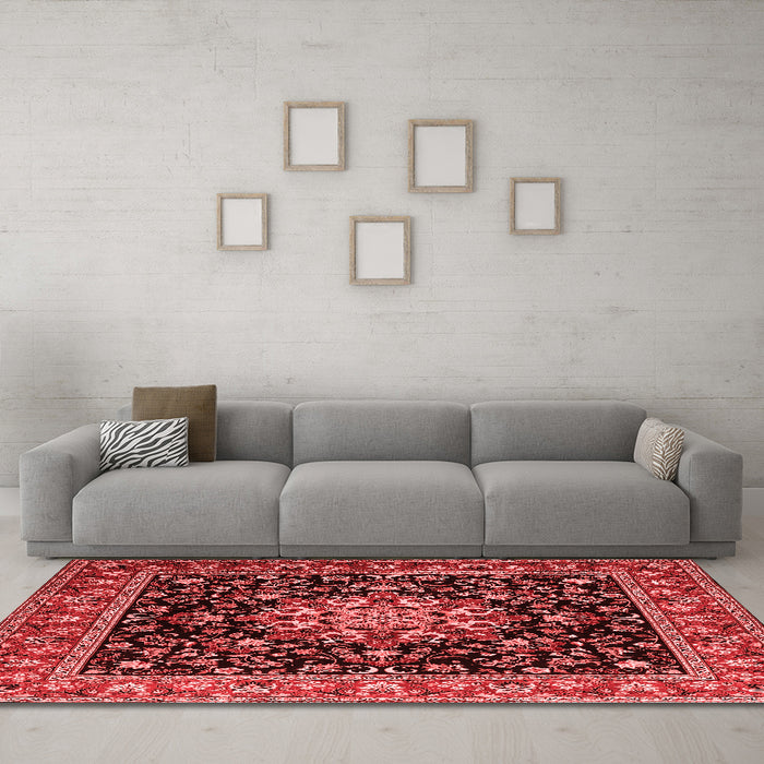 Traditional Red Washable Rugs