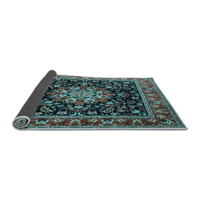 Sideview of Persian Light Blue Traditional Rug, tr1551lblu