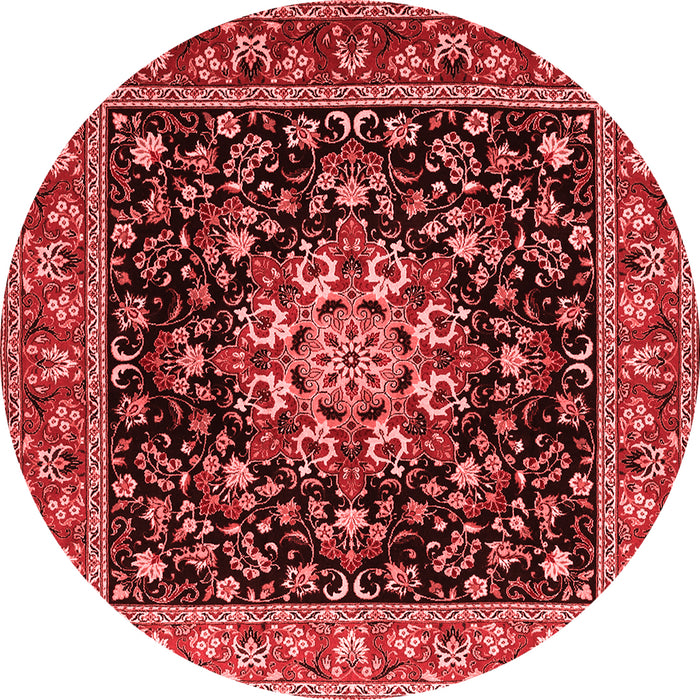 Machine Washable Persian Red Traditional Rug, wshtr1551red