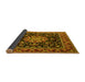 Sideview of Persian Yellow Traditional Rug, tr1551yw