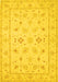 Persian Yellow Traditional Rug, tr1552yw