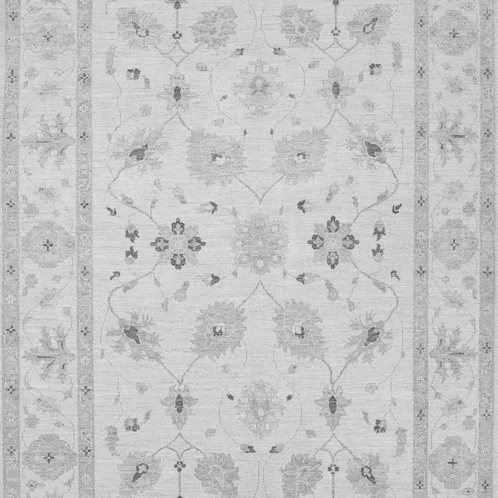 Serging Thickness of Machine Washable Persian Gray Traditional Rug, wshtr1552gry