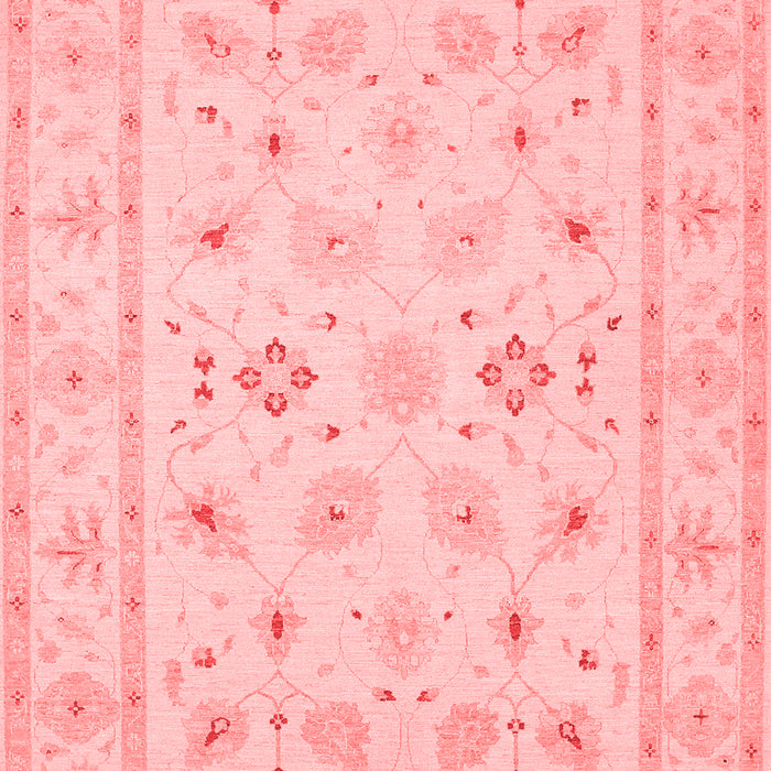 Machine Washable Persian Red Traditional Rug, wshtr1552red