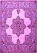 Machine Washable Persian Purple Traditional Area Rugs, wshtr1553pur