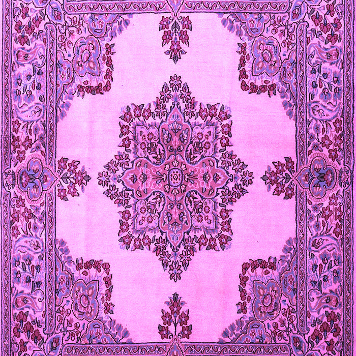 Machine Washable Persian Purple Traditional Area Rugs, wshtr1553pur