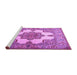 Sideview of Machine Washable Persian Purple Traditional Area Rugs, wshtr1553pur